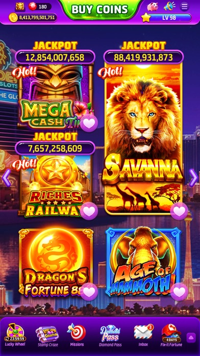 Jackpot showcase